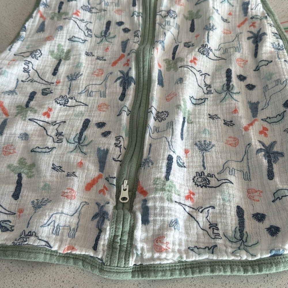 Aden and Anais Muslin Dino Sleep Sack M lightweight - Picture 3 of 4